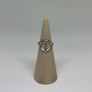 bague ronde argent