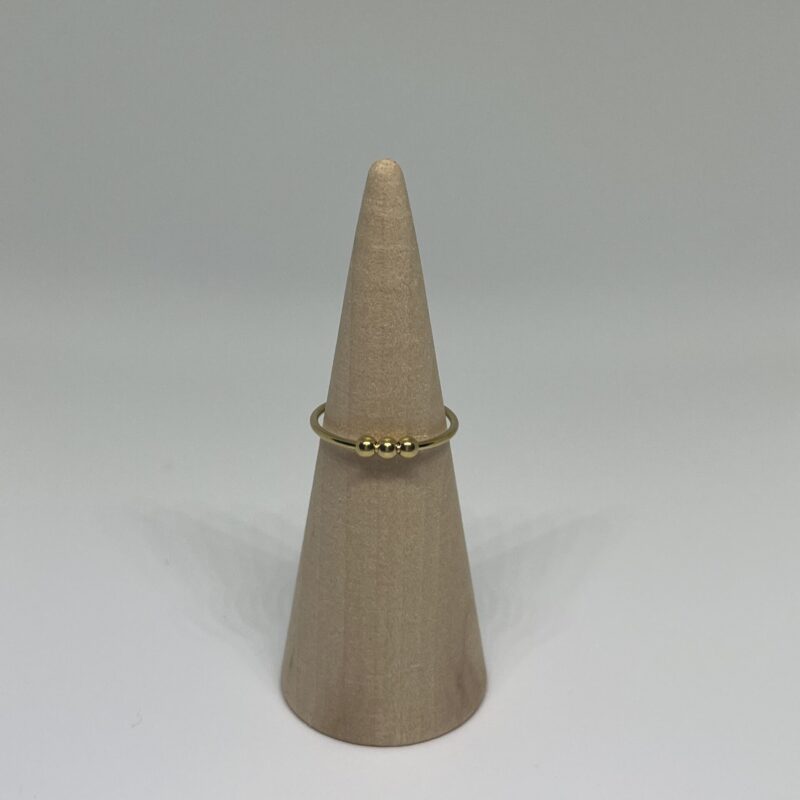 Bague boule or