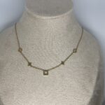 collier étoile trèfles or