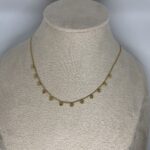 collier petit rond or