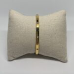 bracelet jonc strass or
