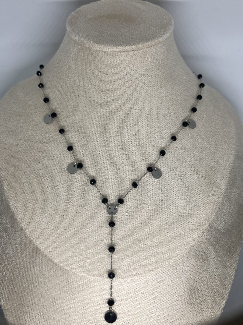 collier long argent