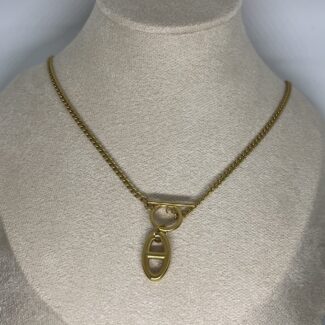 collier long à breloque or