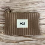 trousse à message marron