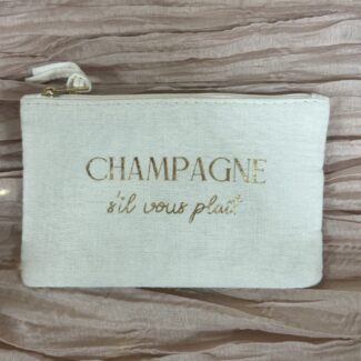 trousse à message champagne